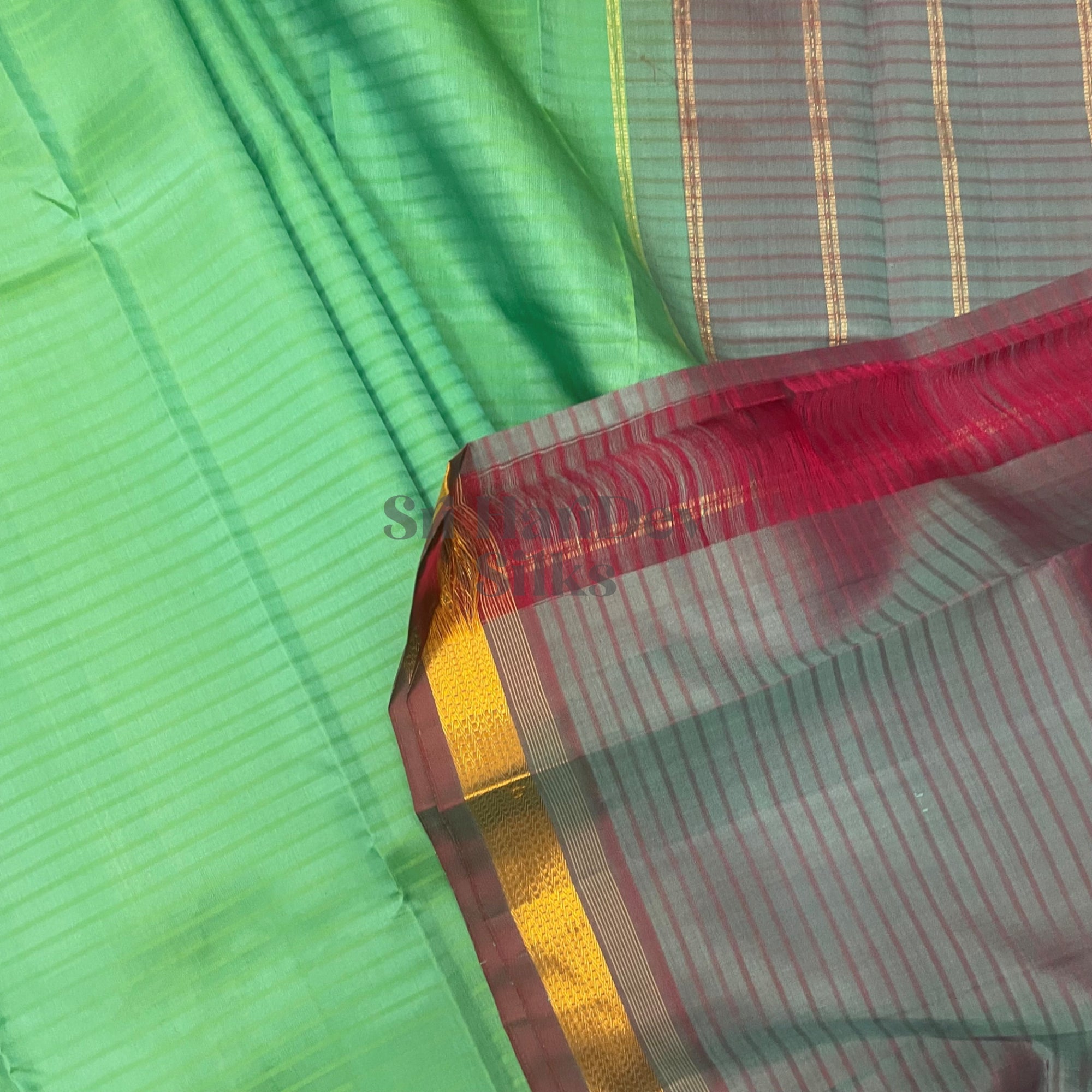 SHS6425 Kanchipuram pure handloom Silk Sari