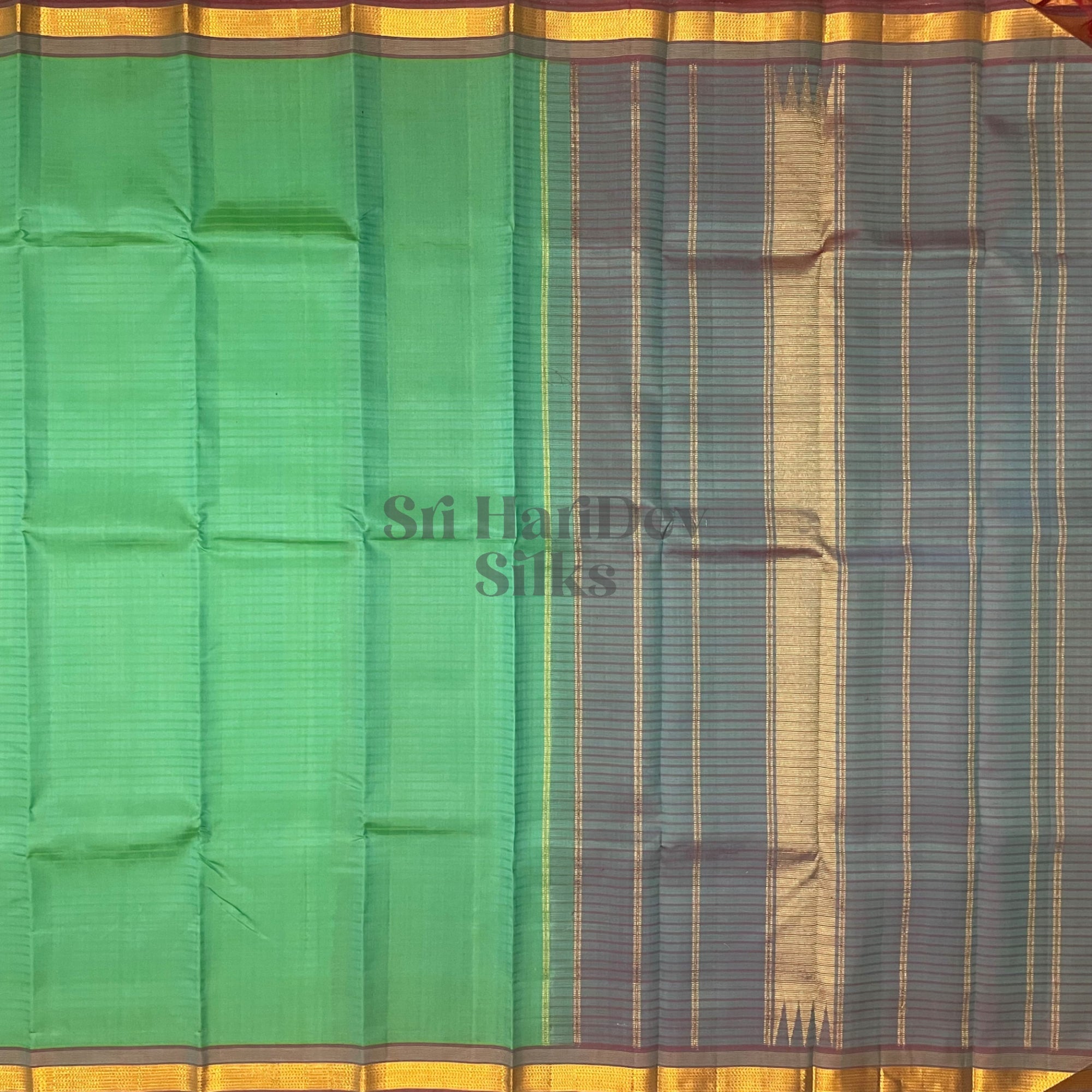 SHS6425 Kanchipuram pure handloom Silk Sari