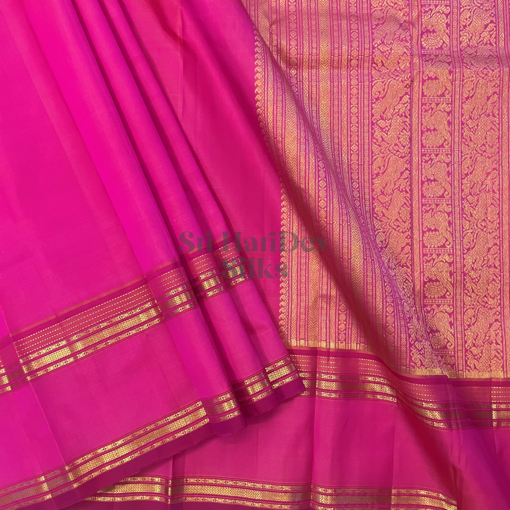 SHS6227 Kanchipuram pure handloom Silk Sari