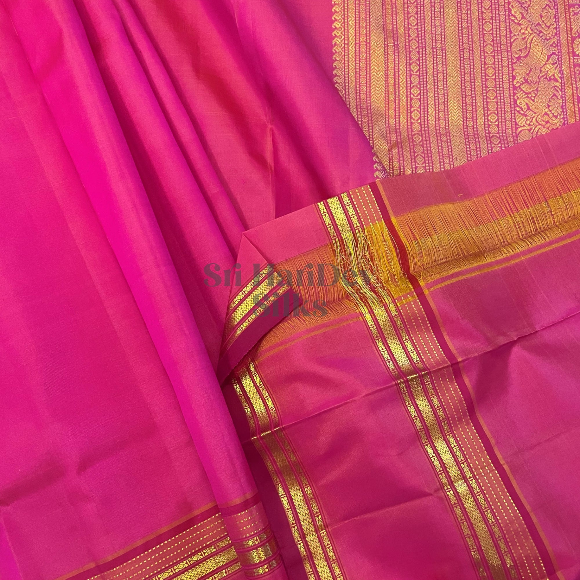 SHS6227 Kanchipuram pure handloom Silk Sari