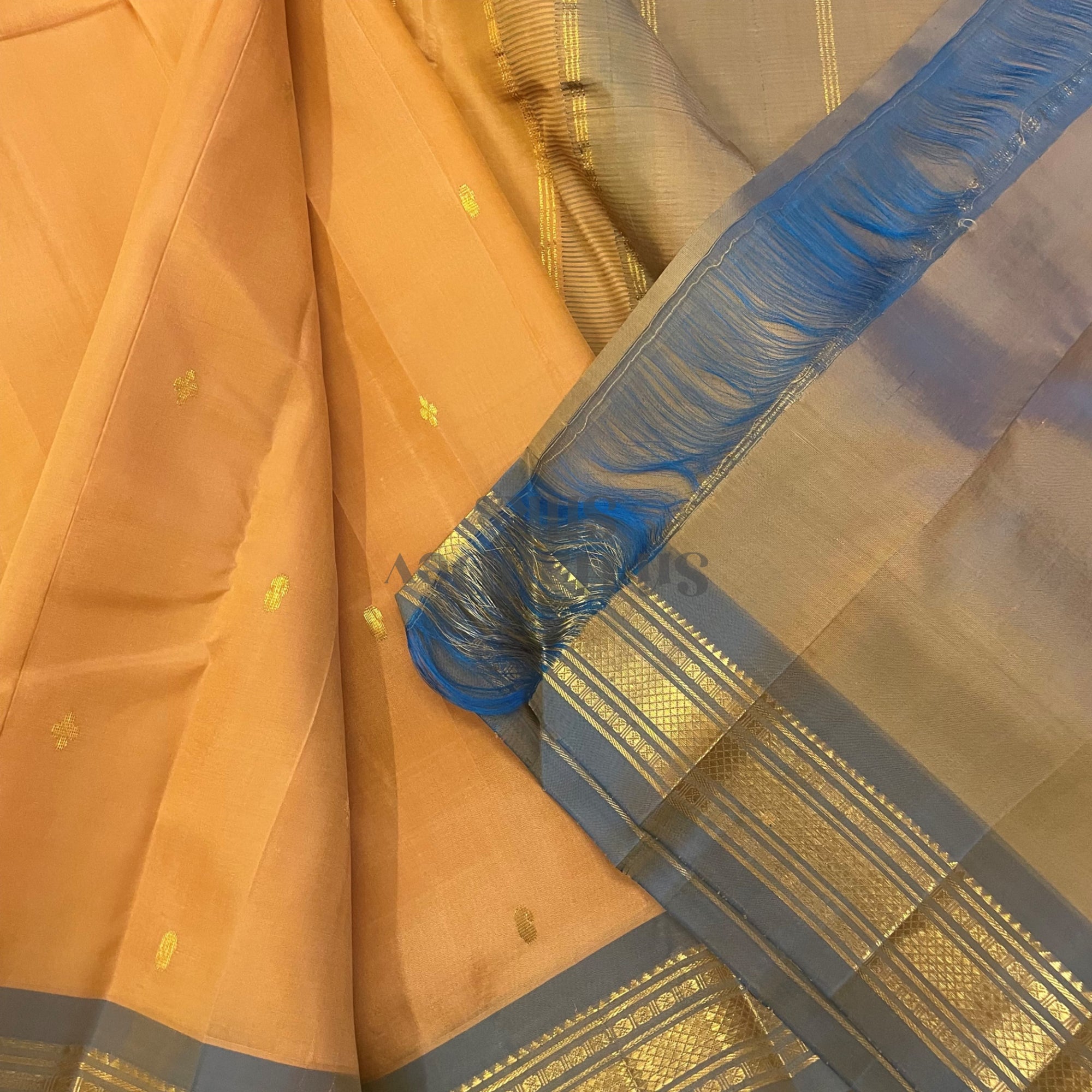 SHS6443 Kanchipuram pure handloom Silk Sari