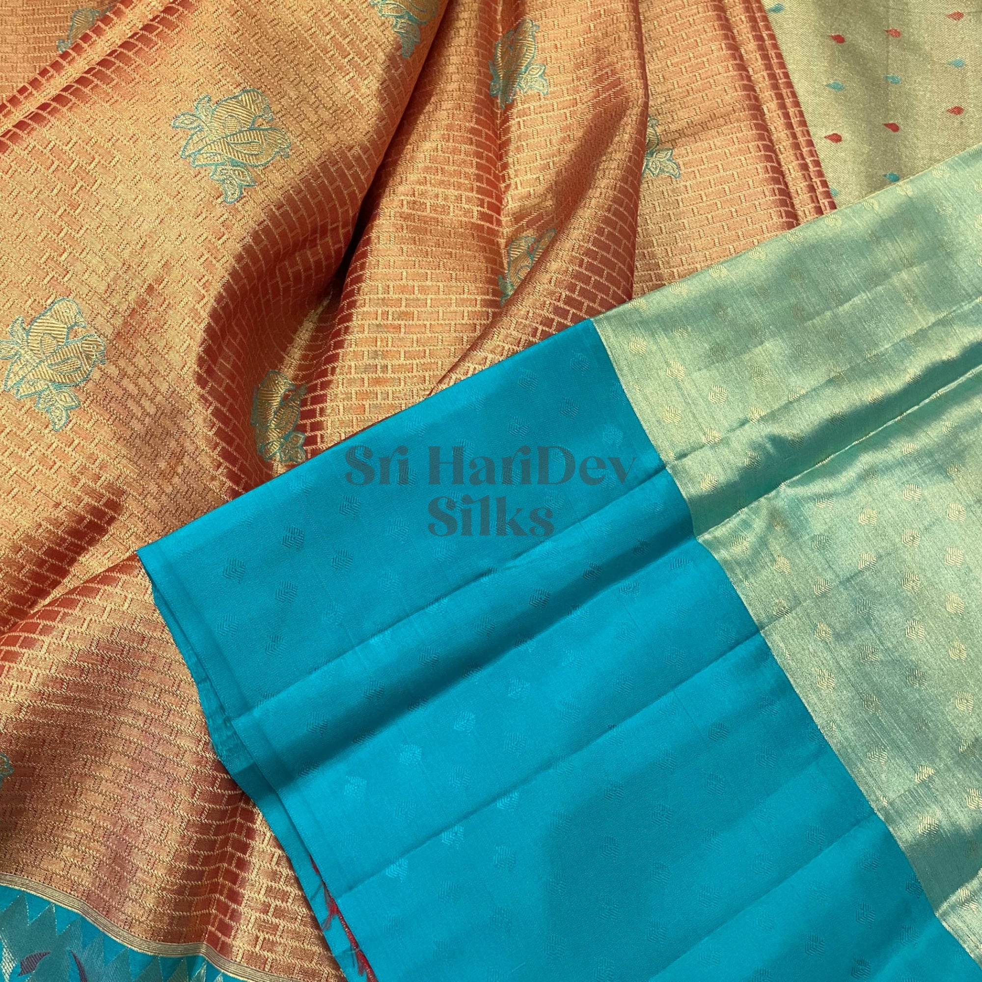 SHS5480 Kanchipuram Pure Handloom Silk Sari