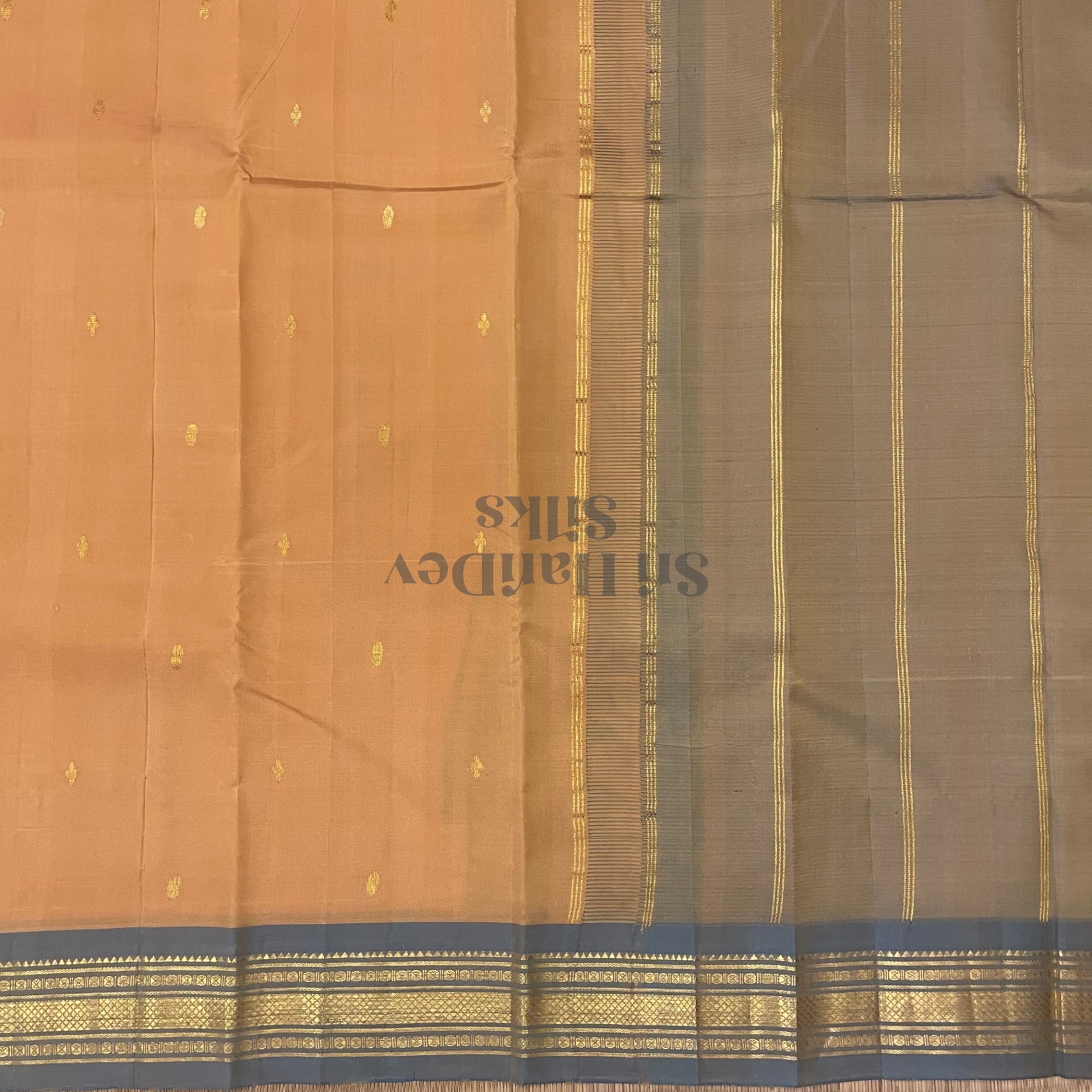 SHS6443 Kanchipuram pure handloom Silk Sari