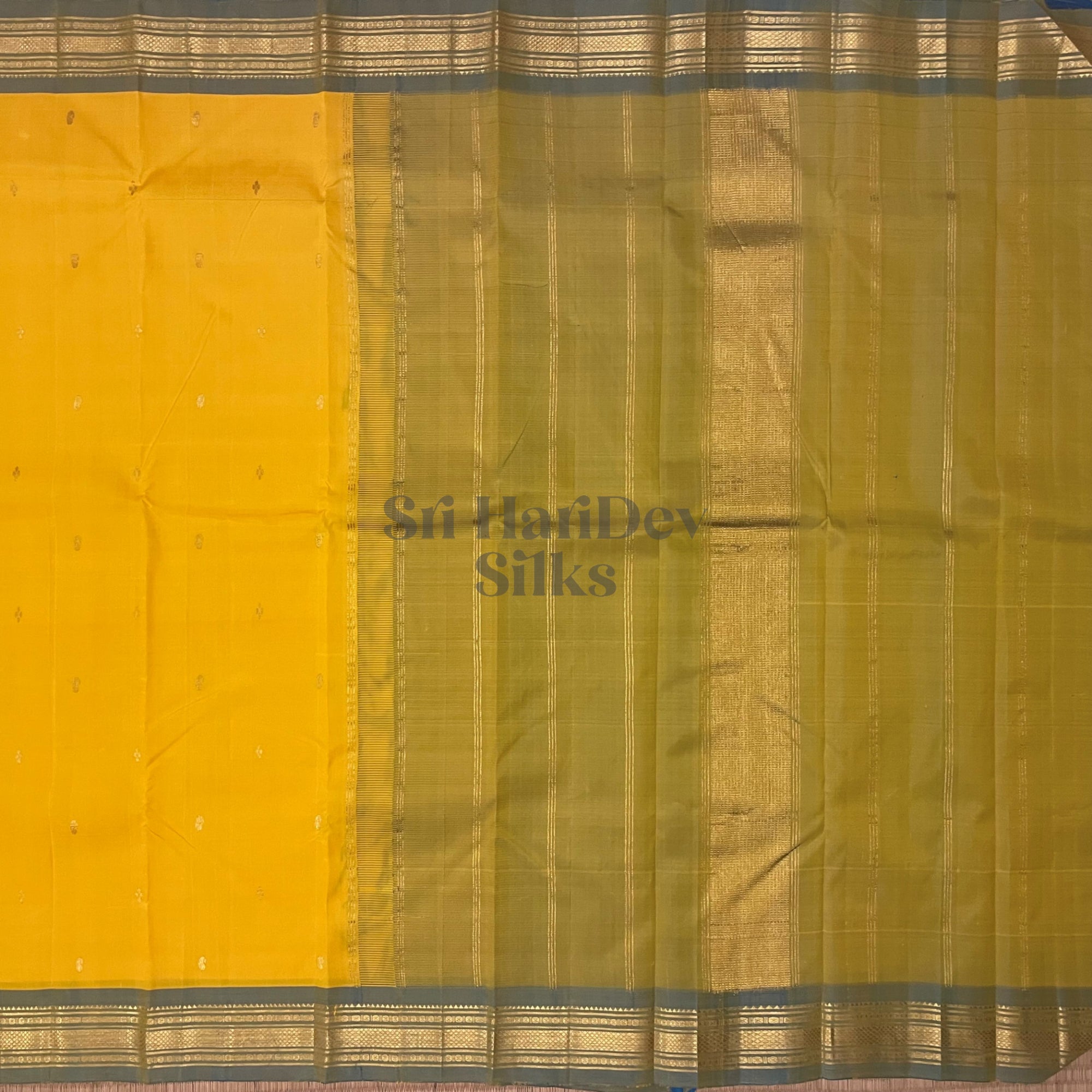 SHS6444 Kanchipuram pure handloom Silk Sari