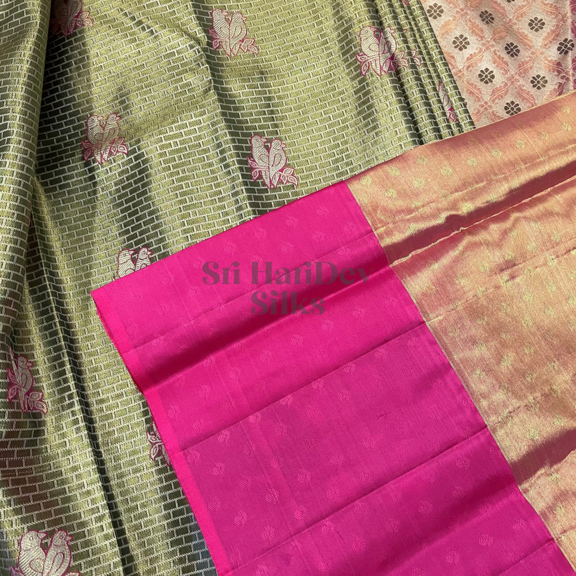 SHS5479 Kanchipuram Pure Handloom Silk Sari