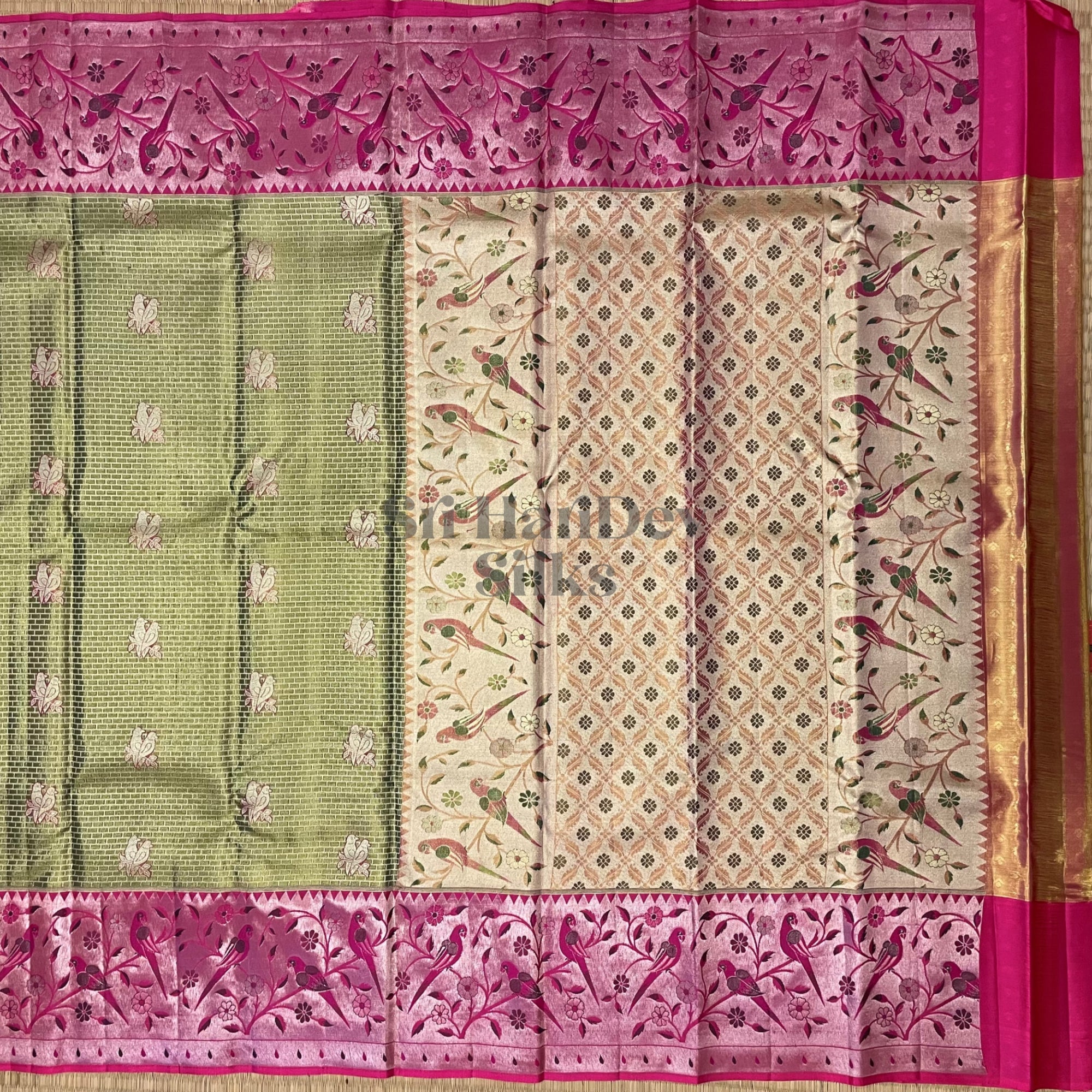SHS5479 Kanchipuram Pure Handloom Silk Sari