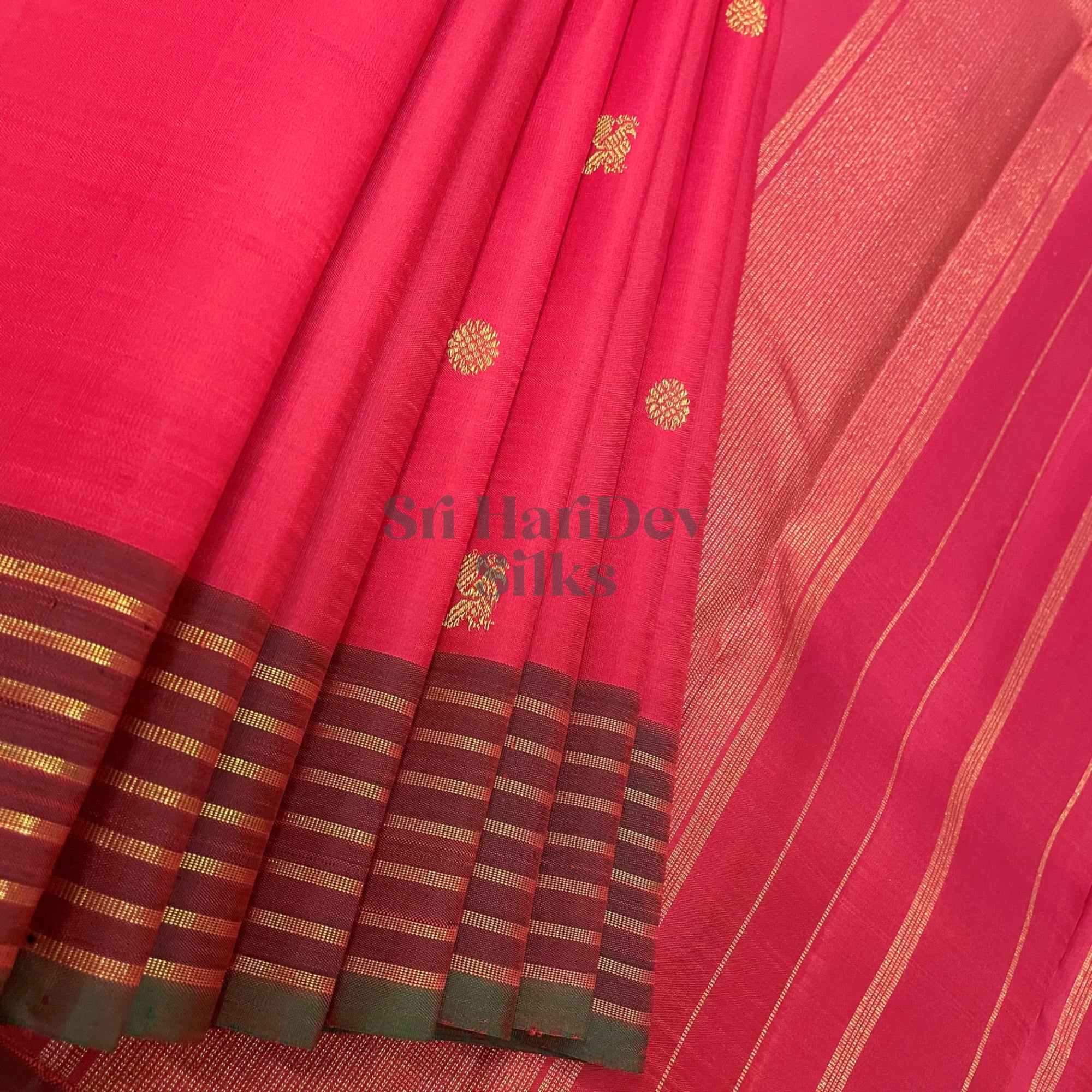 SHS4940 Kanchipuram Pure Handloom Silk Sari