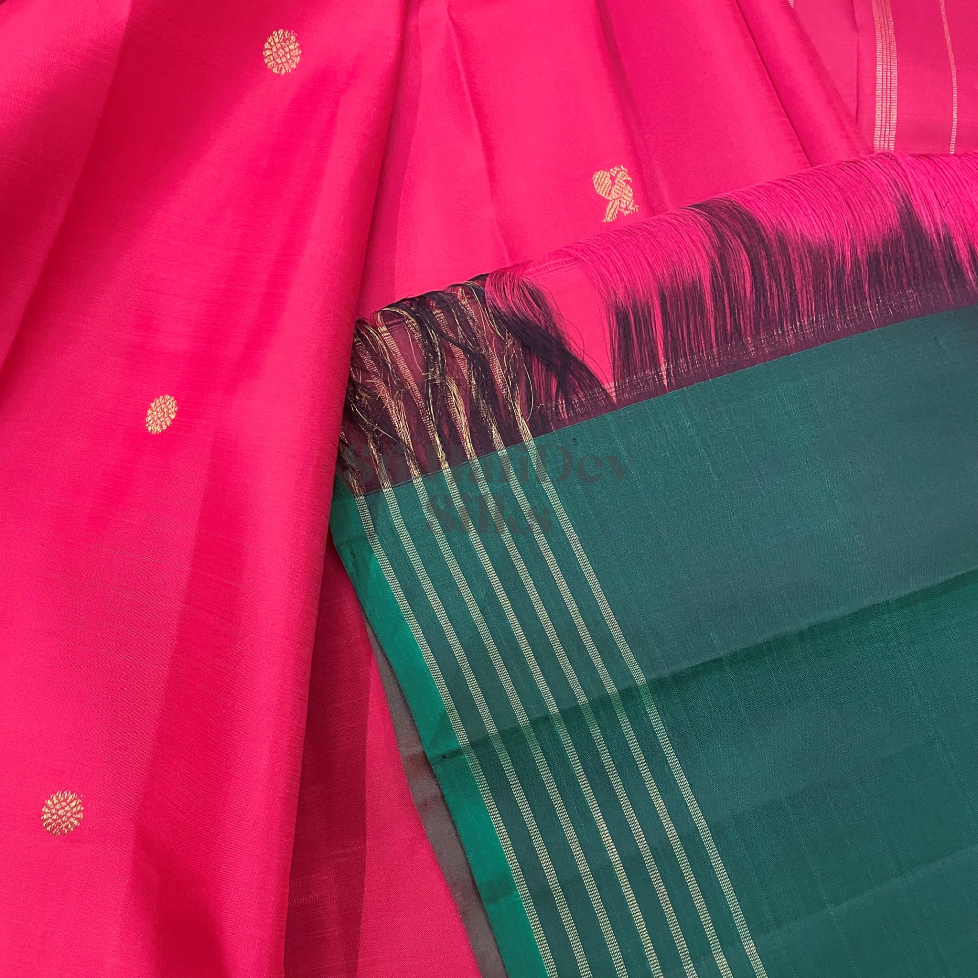 SHS4940 Kanchipuram Pure Handloom Silk Sari