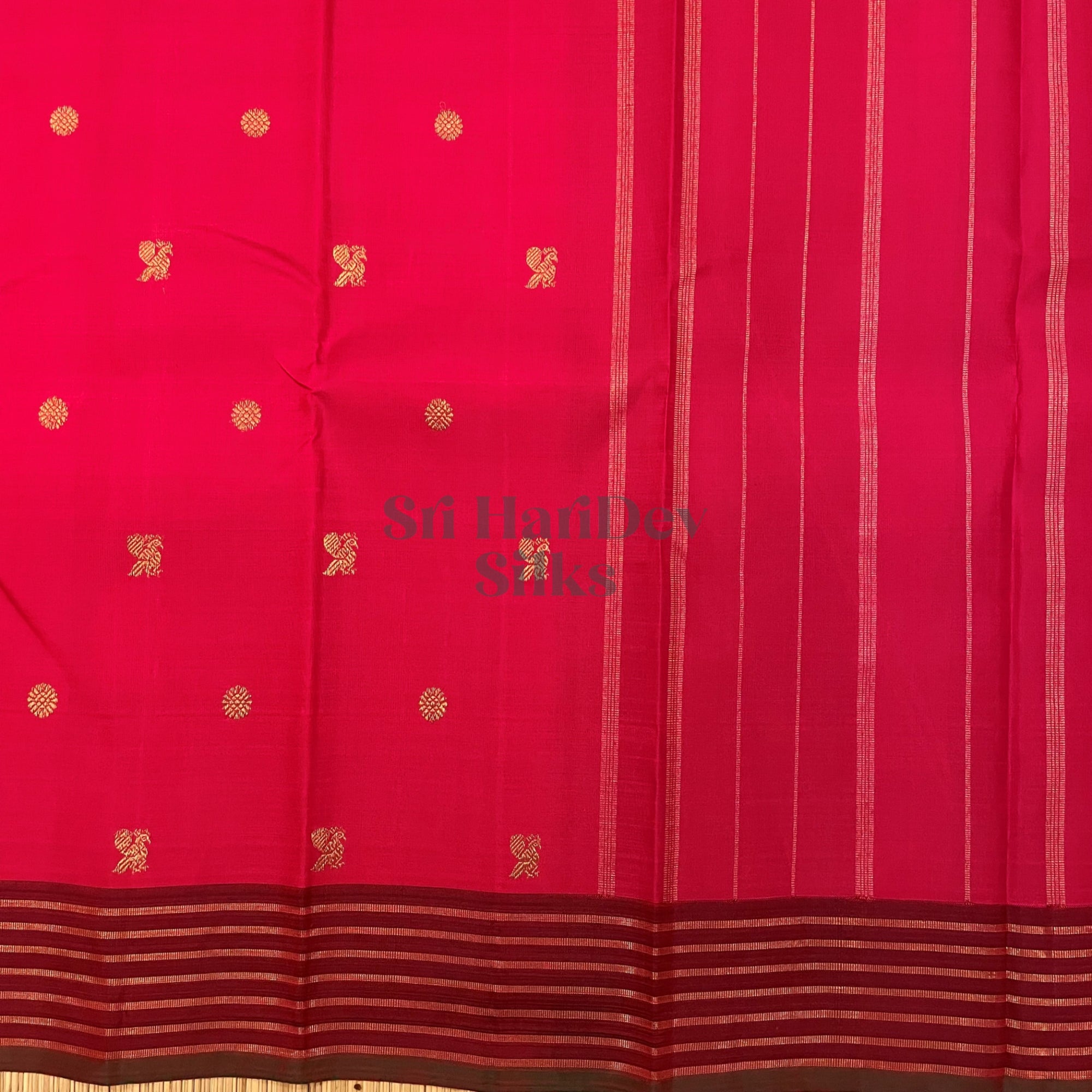 SHS4940 Kanchipuram Pure Handloom Silk Sari