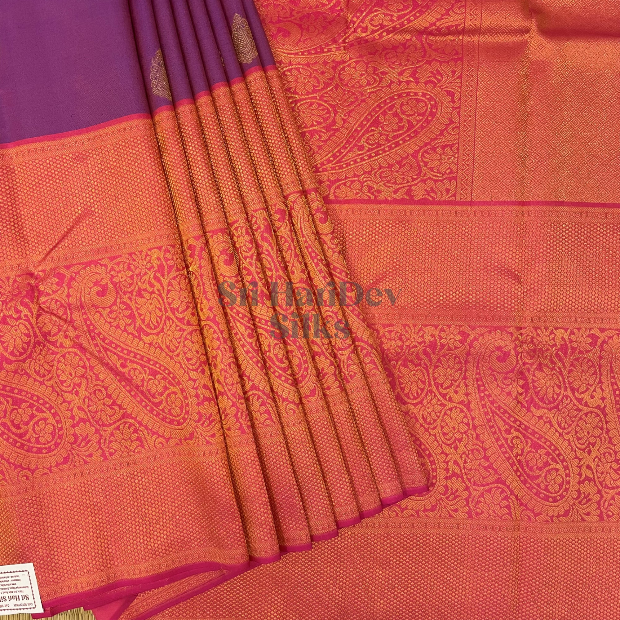 SHS4357 Kanchipuram Pure Handloom Silk Sari