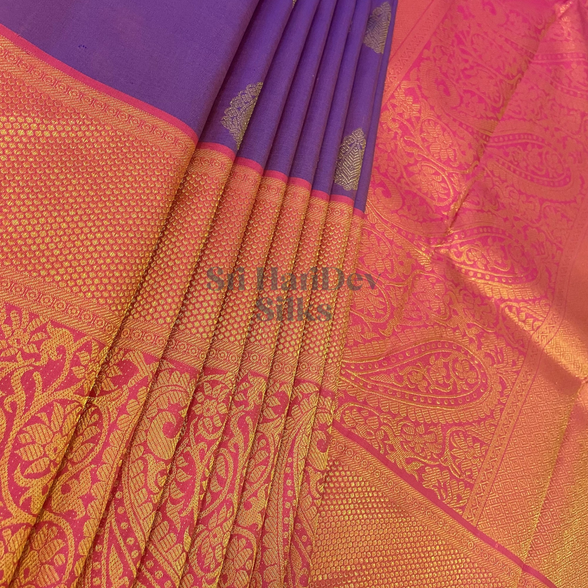 SHS4357 Kanchipuram Pure Handloom Silk Sari