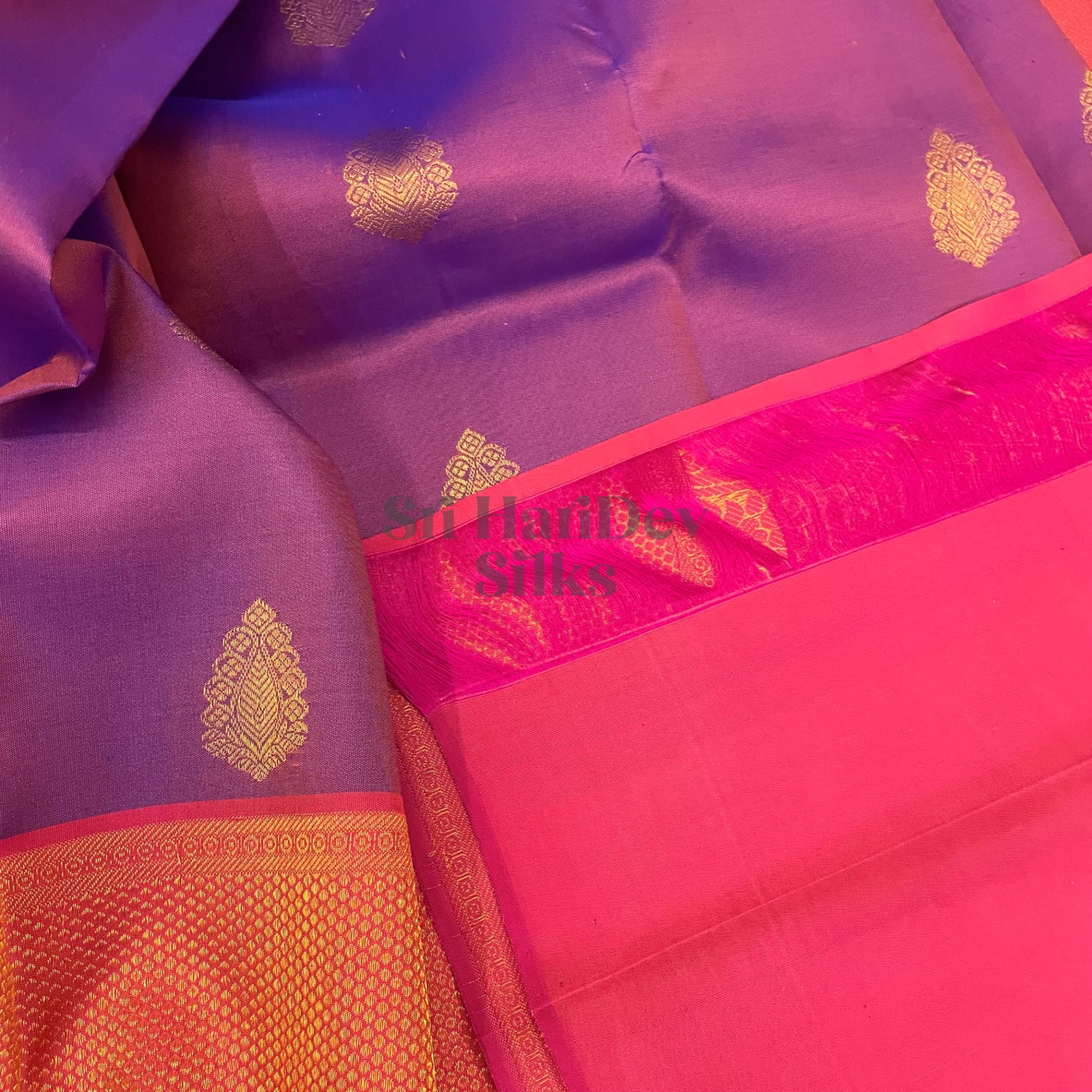 SHS4357 Kanchipuram Pure Handloom Silk Sari