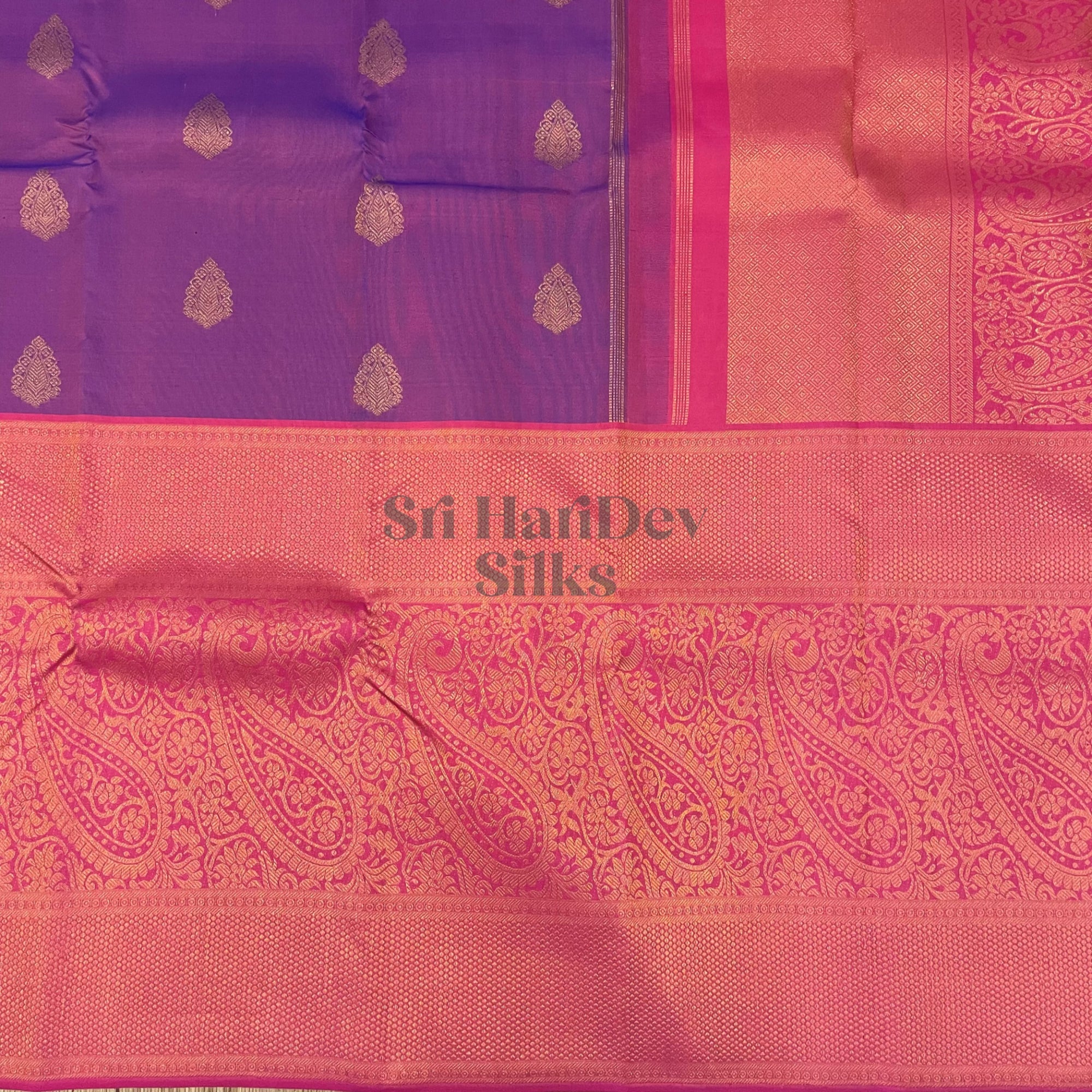 SHS4357 Kanchipuram Pure Handloom Silk Sari
