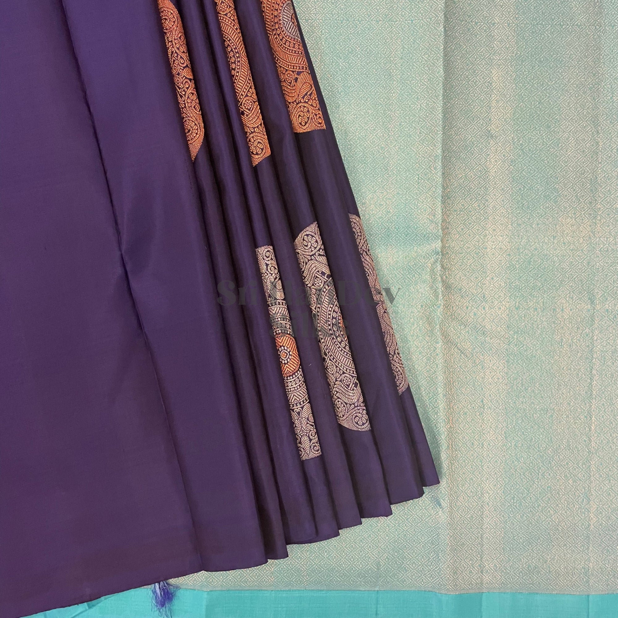 SHS4374 Kanchipuram Pure Handloom Silk Sari