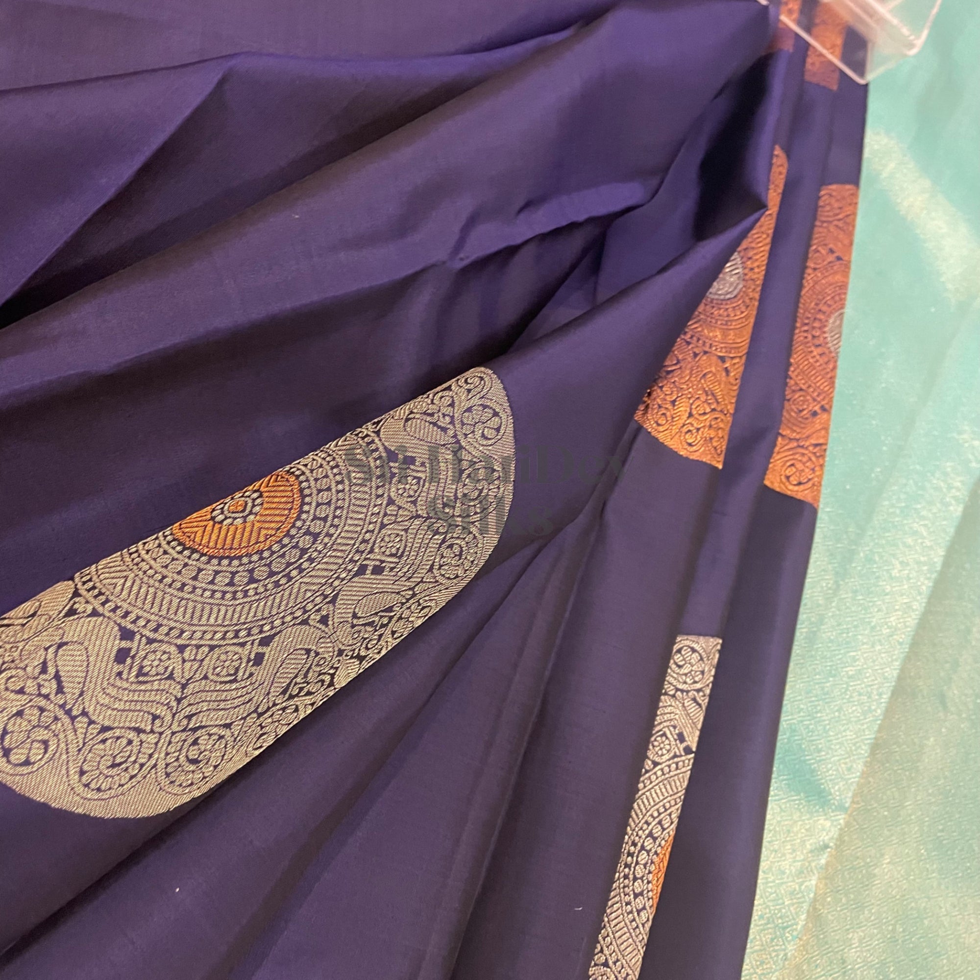 SHS4374 Kanchipuram Pure Handloom Silk Sari