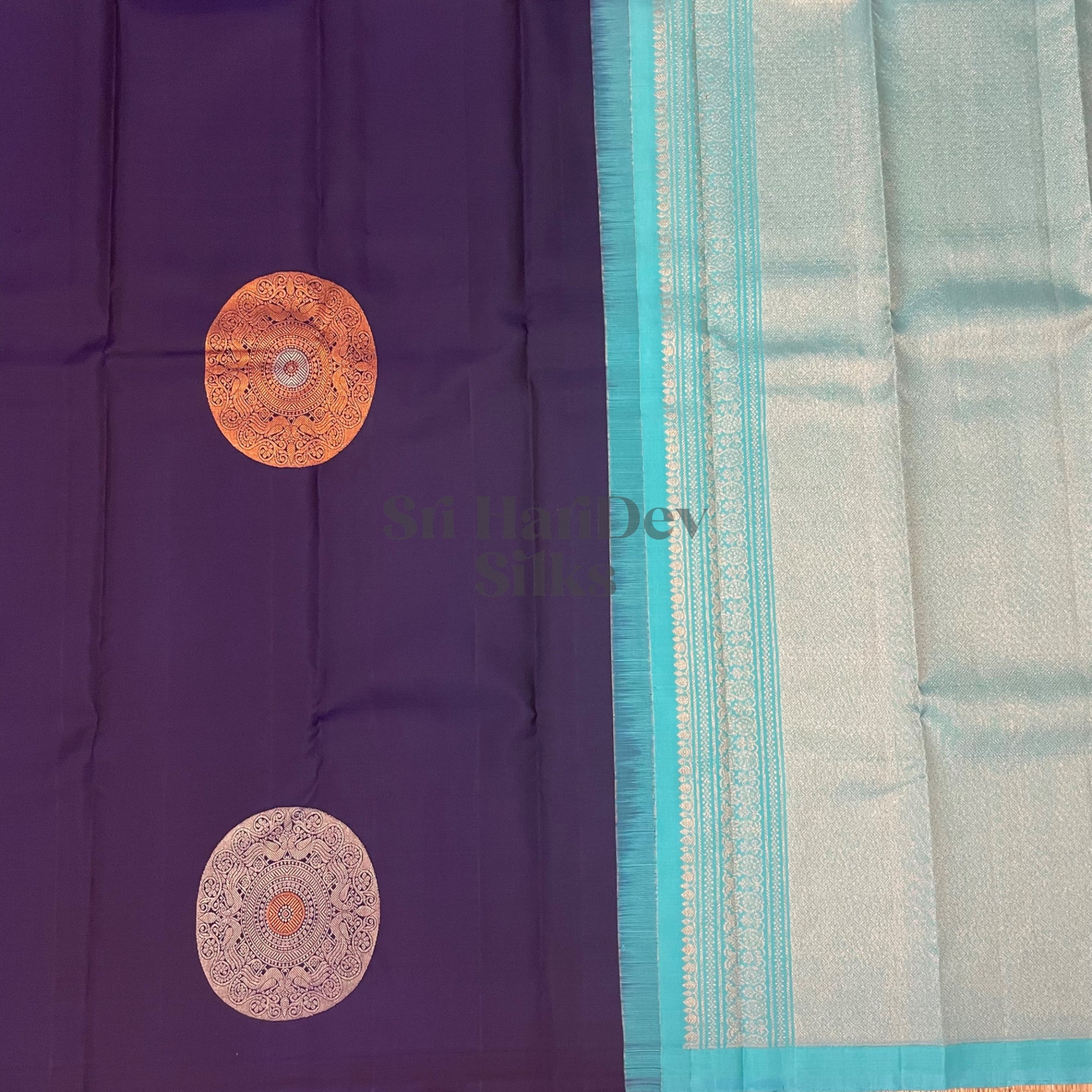 SHS4374 Kanchipuram Pure Handloom Silk Sari
