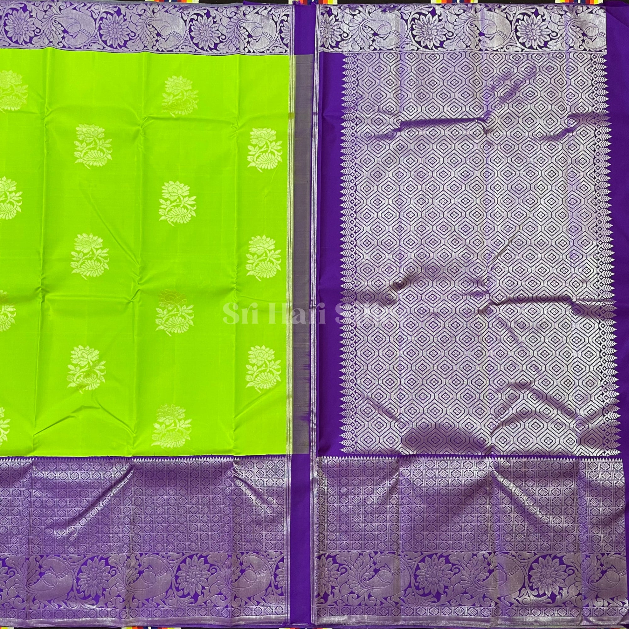 SHS3643 Kanchipuram pure handloom Silk Sari