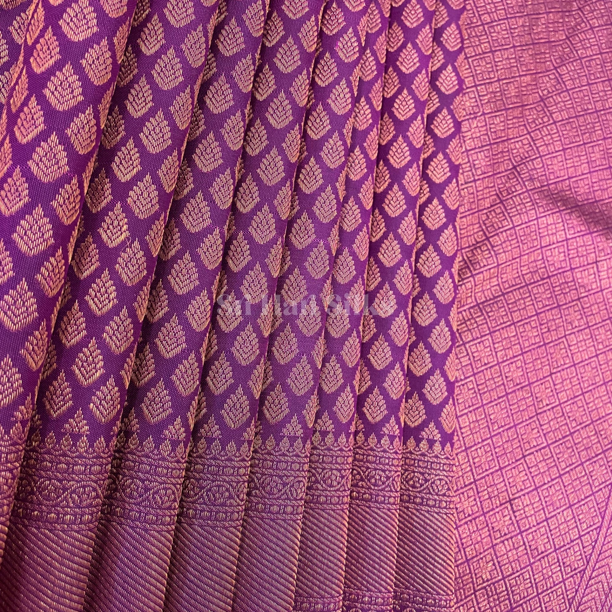 SHS4237 Kanchipuram pure handloom Silk Sari