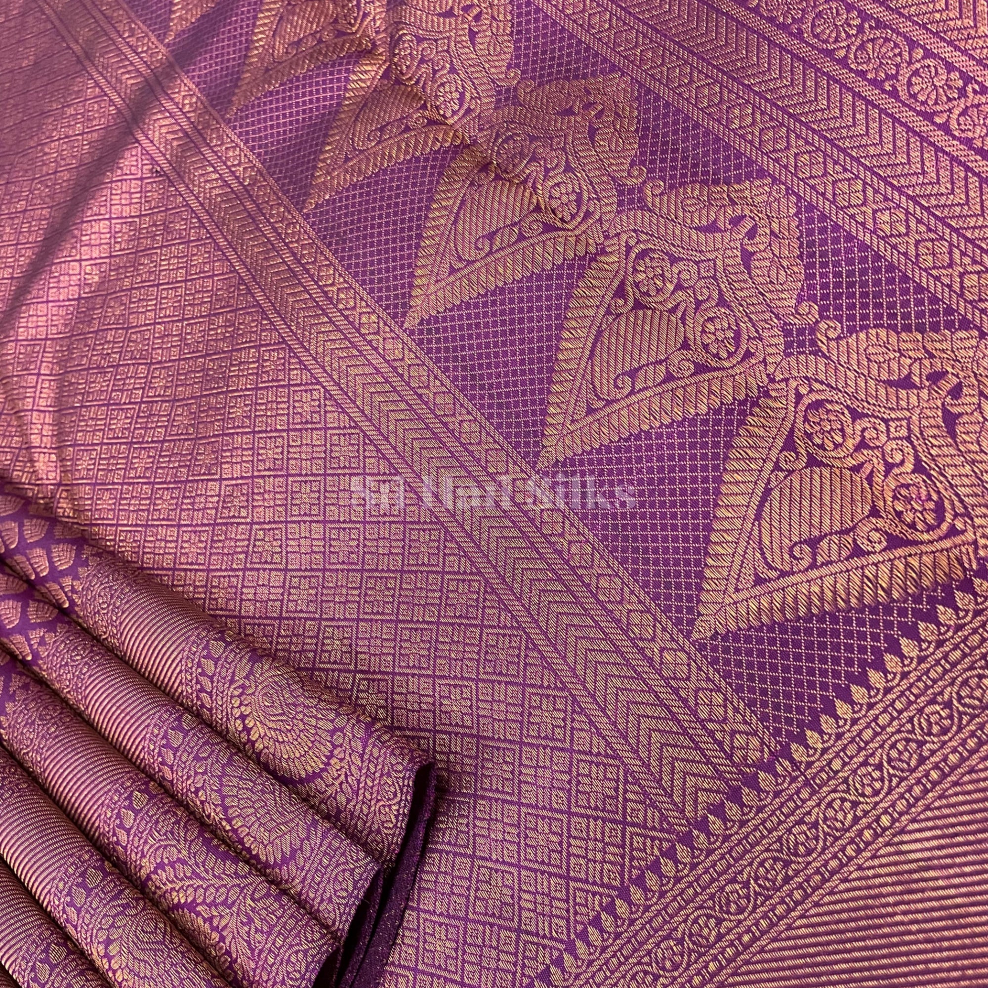 SHS4237 Kanchipuram pure handloom Silk Sari