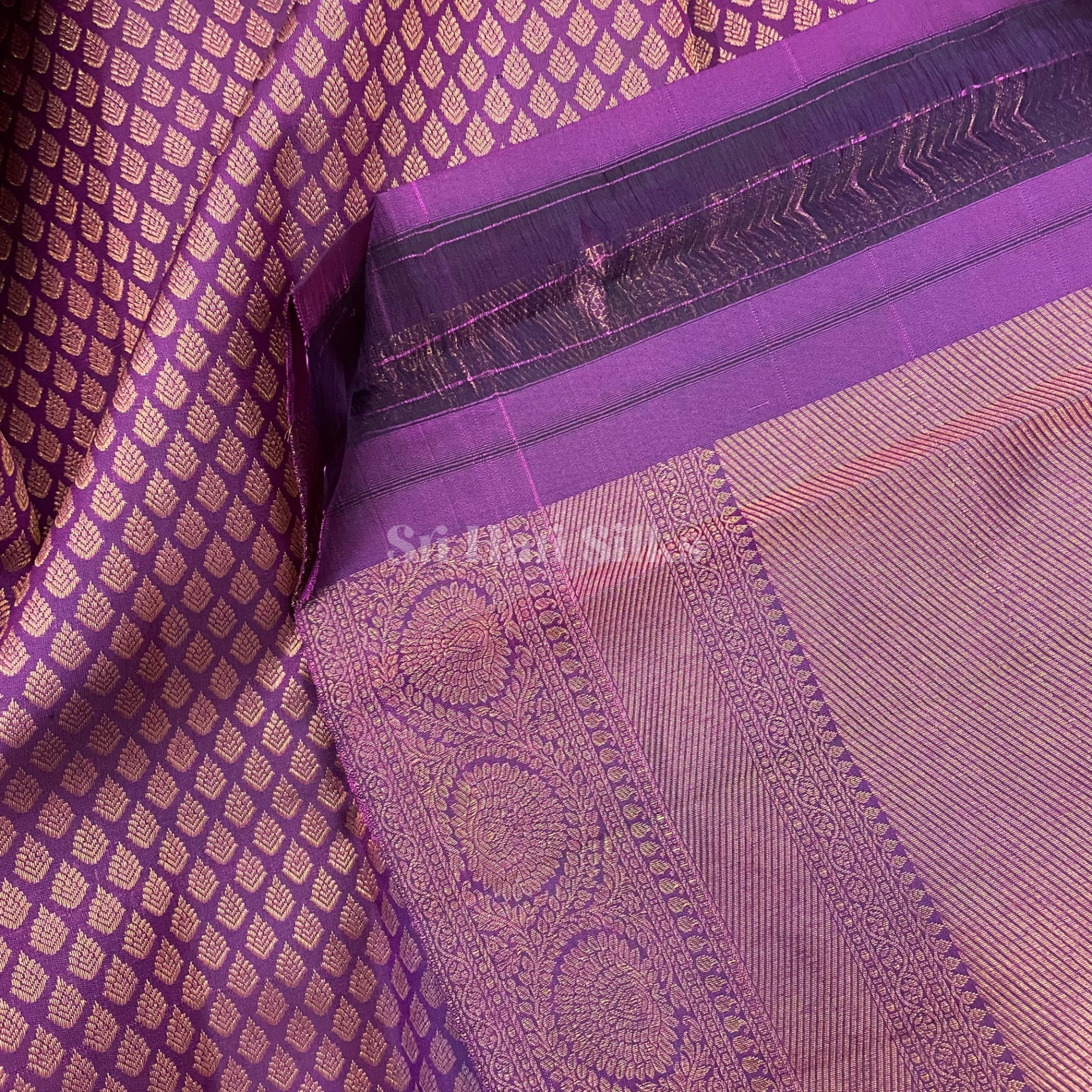 SHS4237 Kanchipuram pure handloom Silk Sari