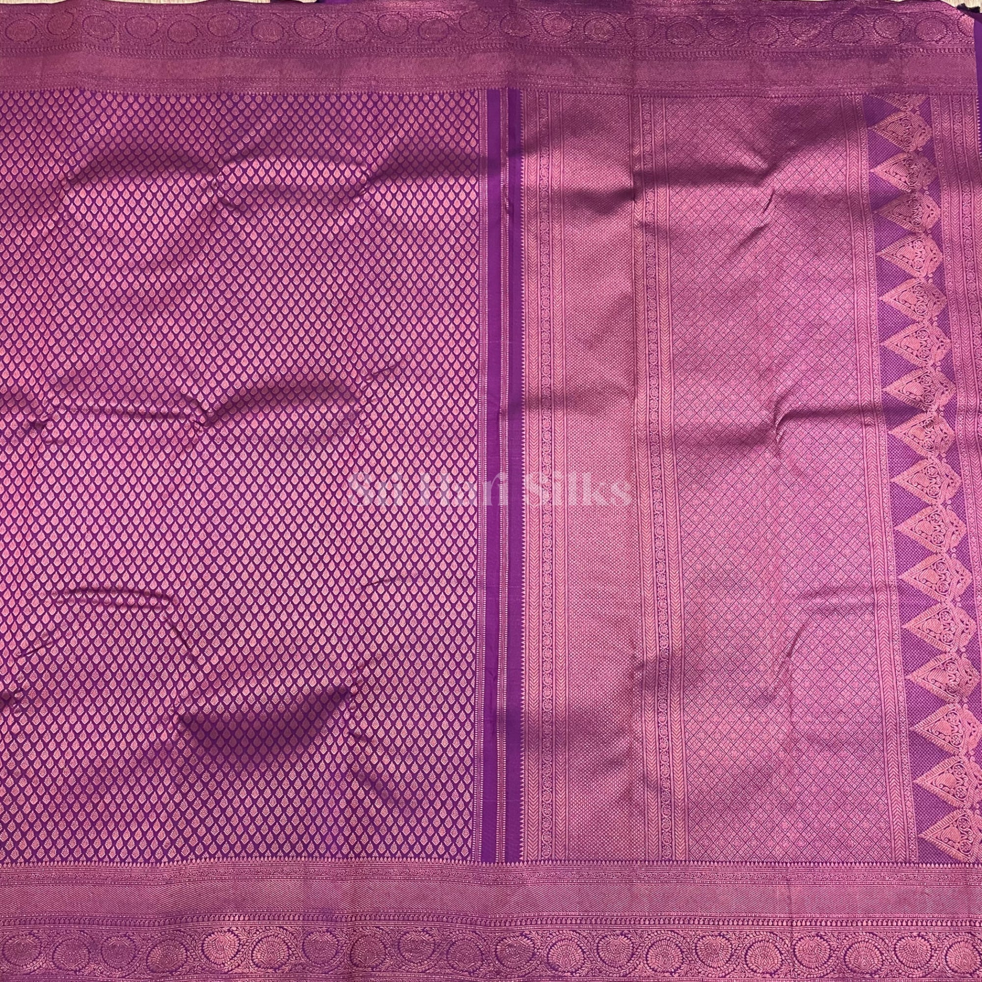 SHS4237 Kanchipuram pure handloom Silk Sari
