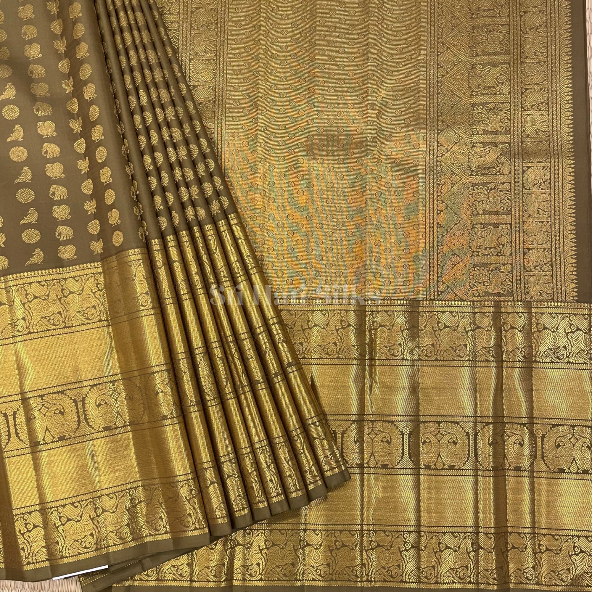 SHS4306 Kanchipuram wedding Silk Sari