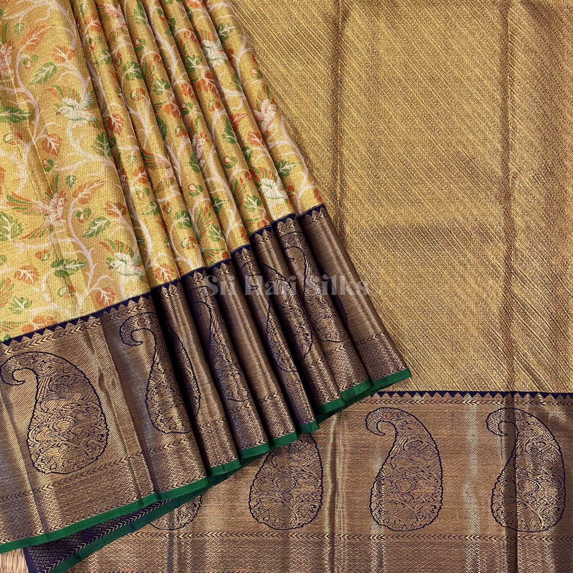 SHS4307 Kanchipuram wedding Silk Sari