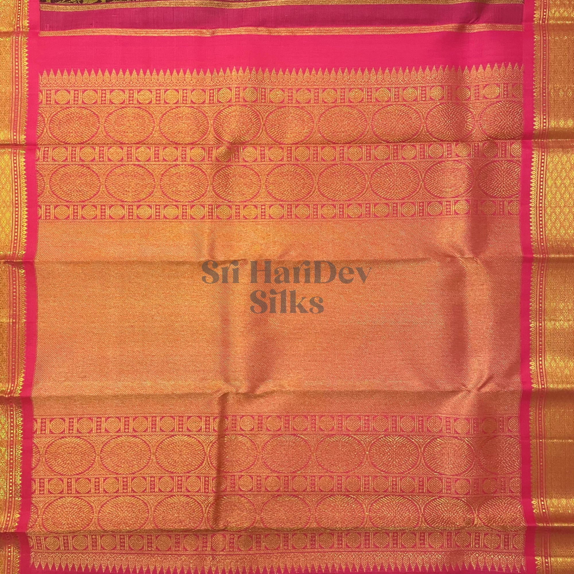 SHS4377 Kanchipuram Pure Handloom Silk Sari