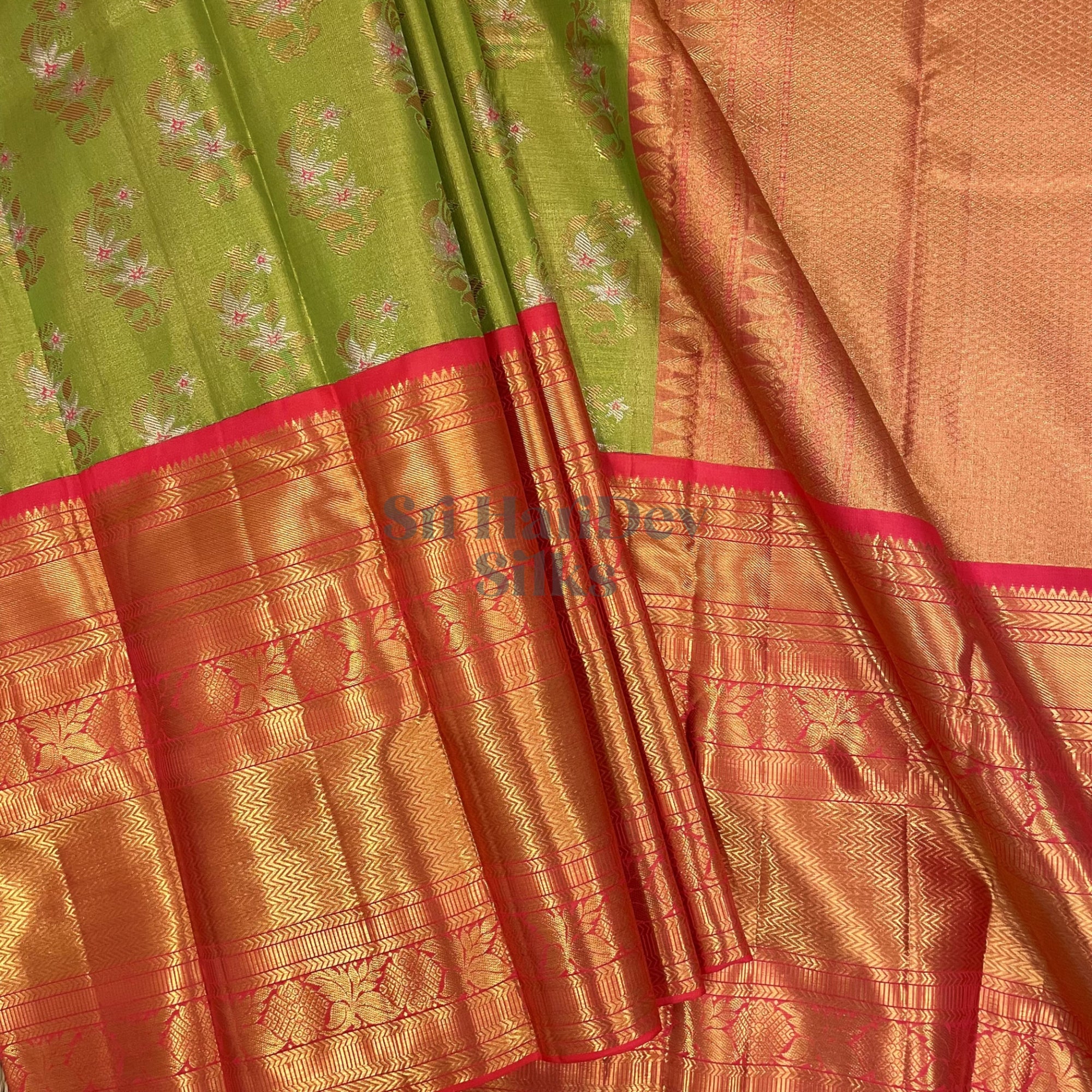SHS5693 Kanchipuram Pure Handloom Silk Sari