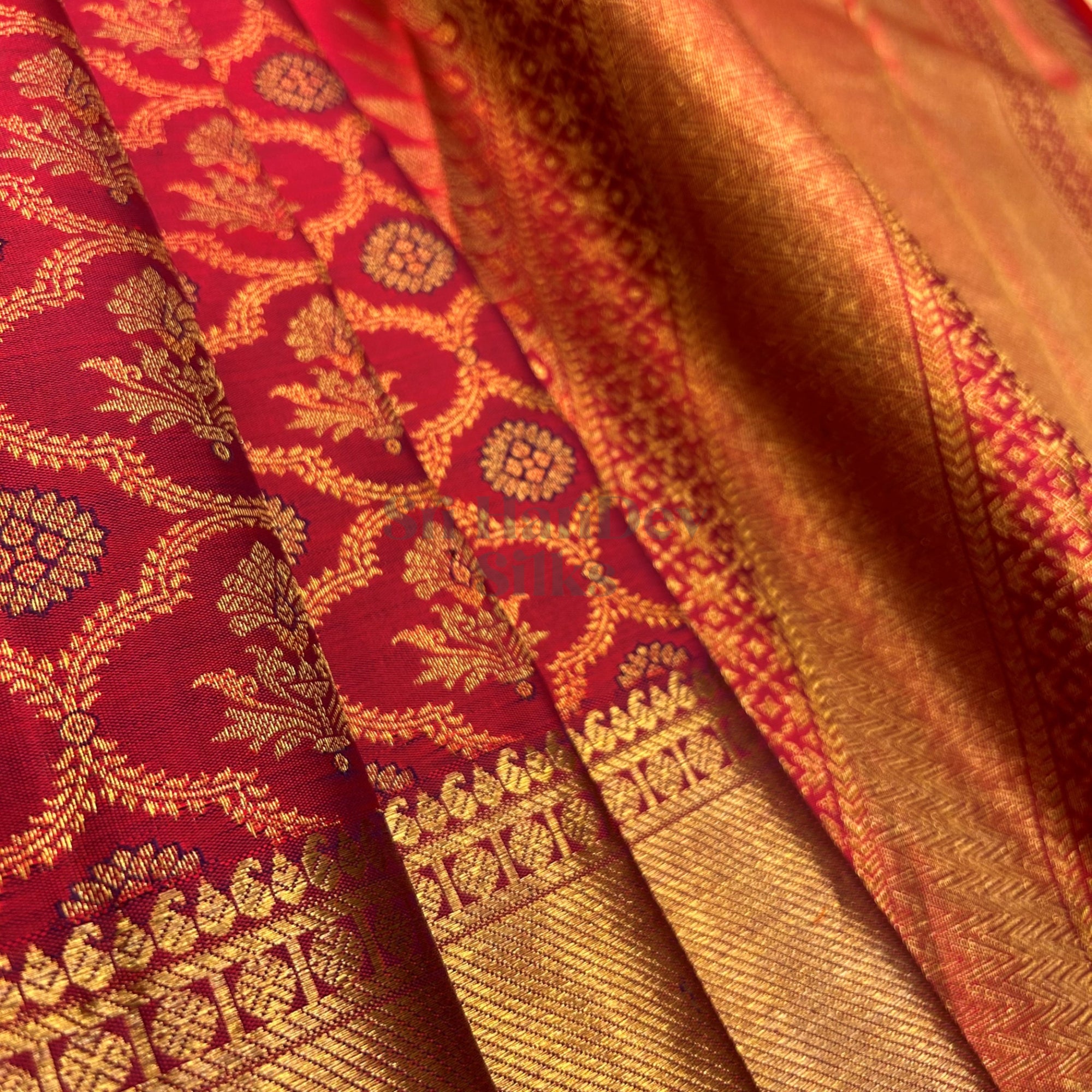 Kanchipuram Silk Brocade Baby Pink Saree | Kankatala