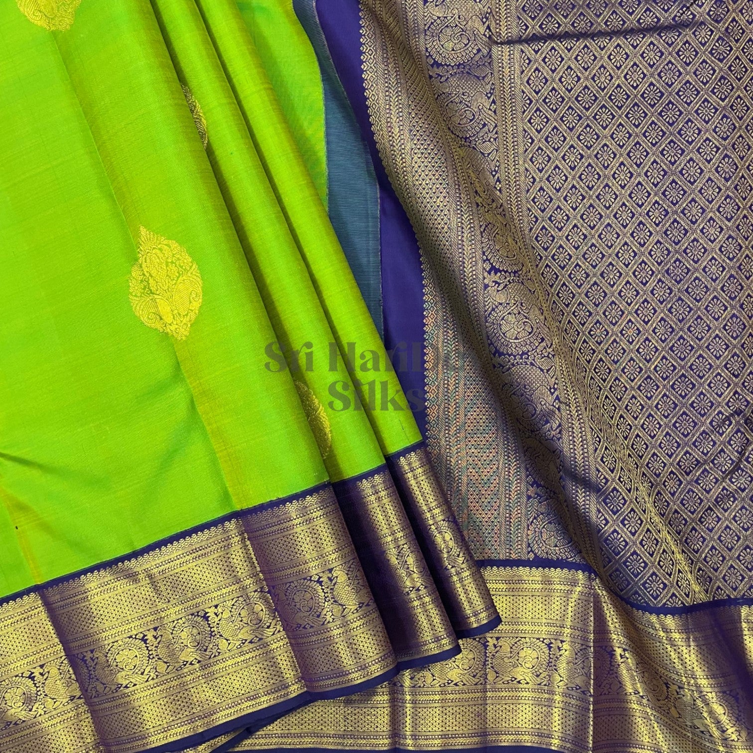 SHS6339 Kanchipuram Pure Handloom Silk Sari