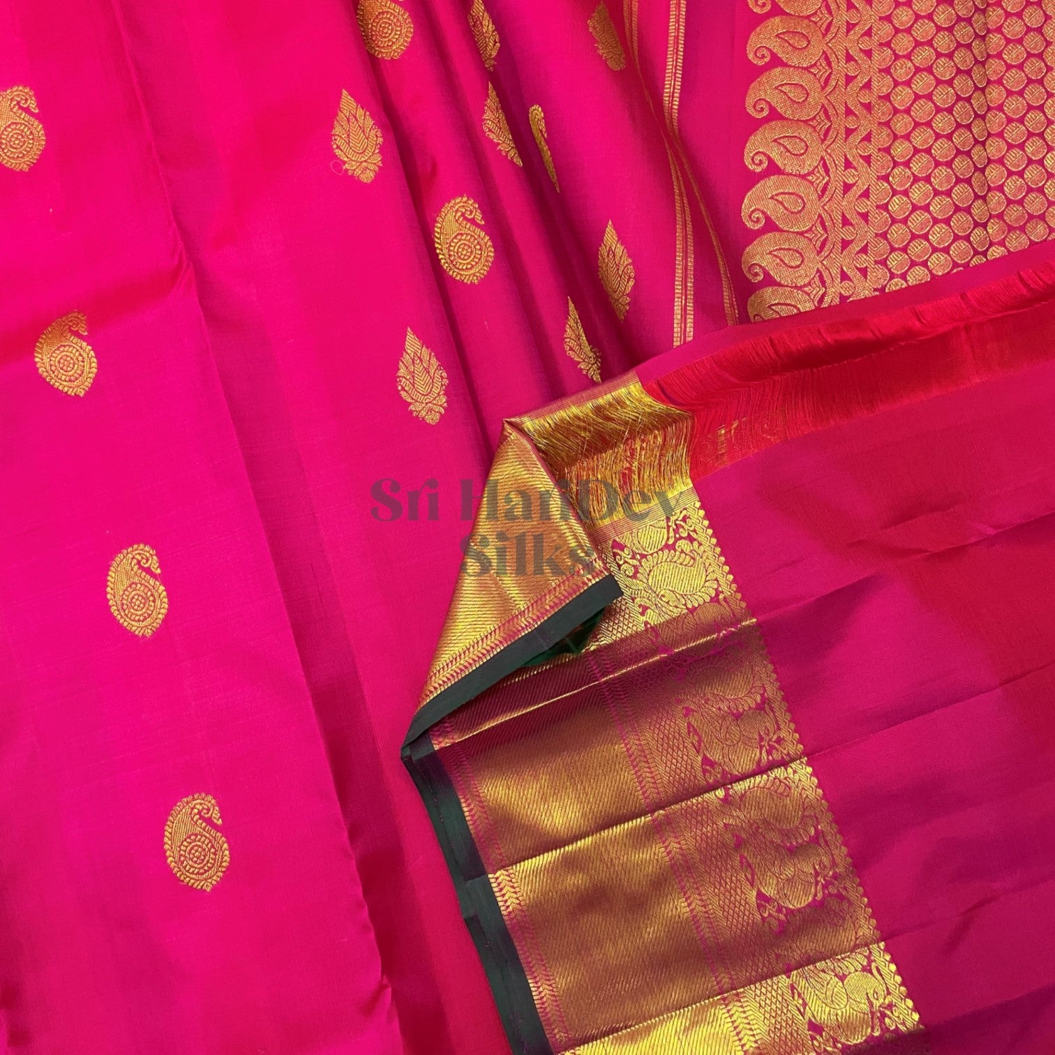 SHS6308 Kanchipuram Pure Handloom Silk Sari