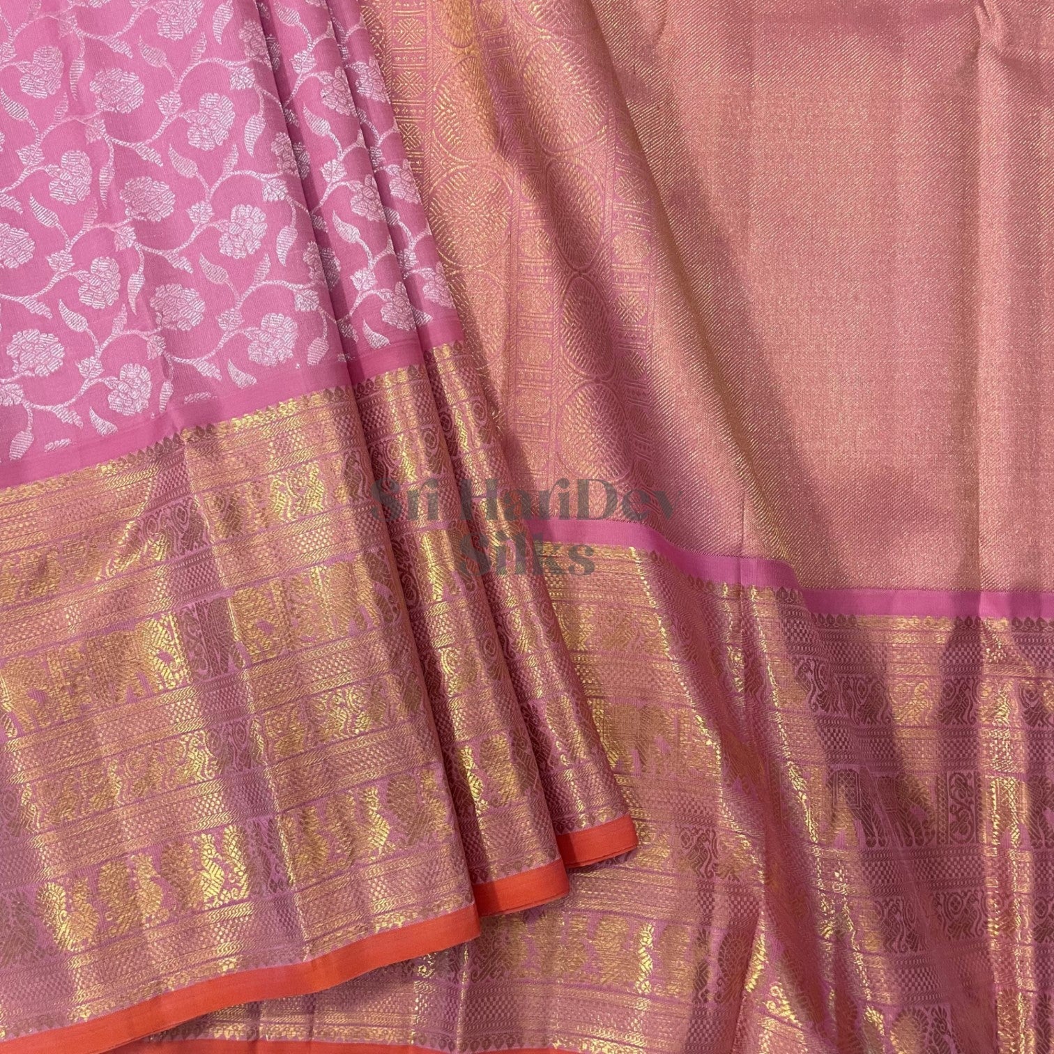 SHS3645 Kanchipuram Pure Handloom Silk Sari