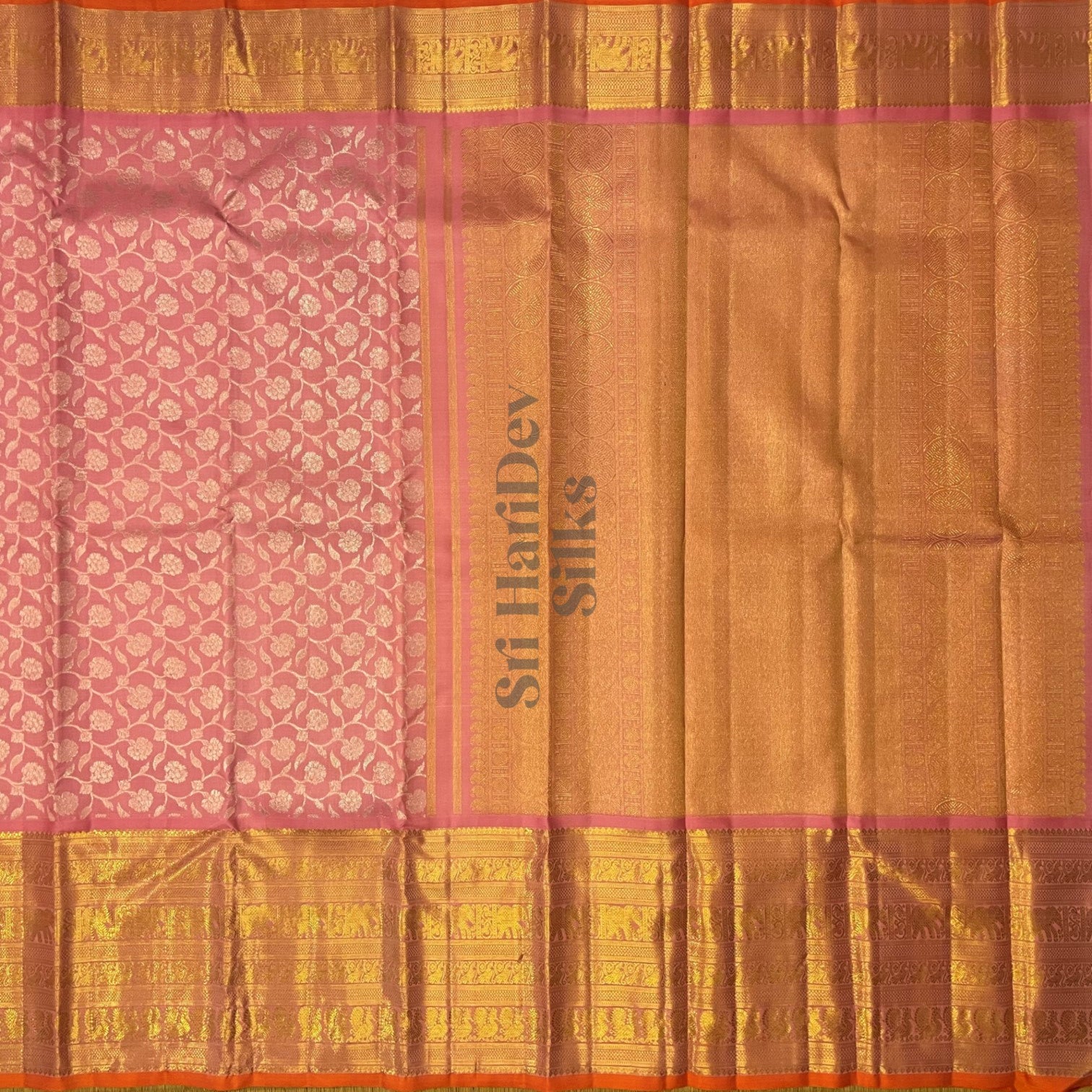 SHS3645 Kanchipuram Pure Handloom Silk Sari