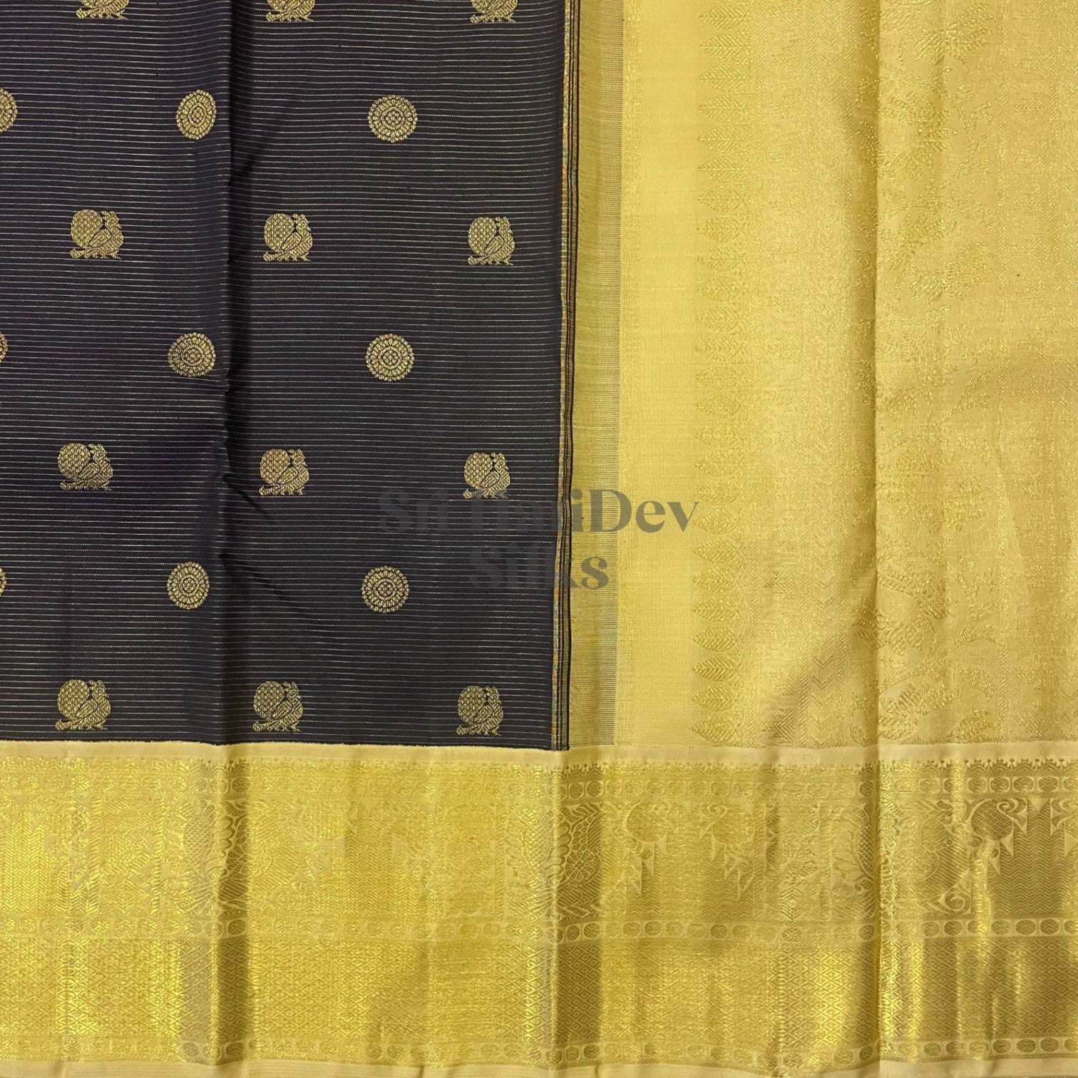 SHS6307 Kanchipuram Pure Handloom Silk Sari