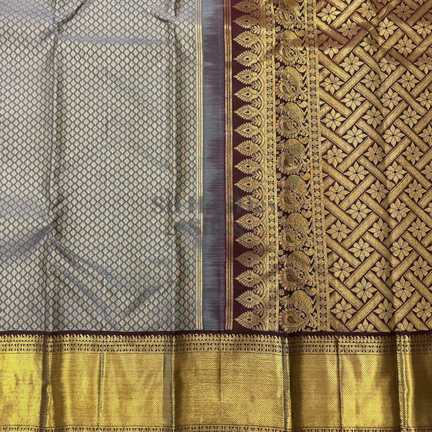 SHS6002 Kanchipuram Pure Handloom Silk Sari